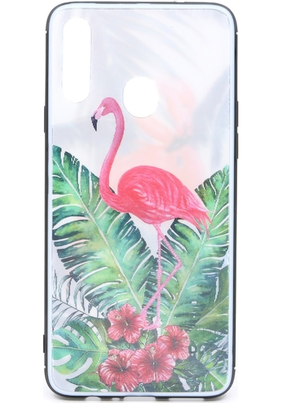 Nettech Samsung Galaxy A20s Uyumlu Çiçek Desenli Arka Koruma