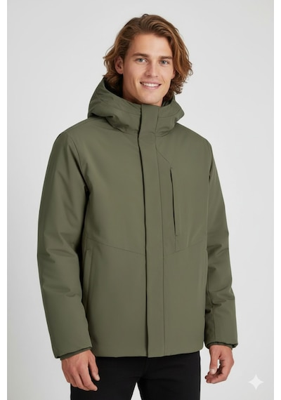 Jack & Jones Yeşil Erkek Mont 12278781 Jjekeen Jacket Aw Sn