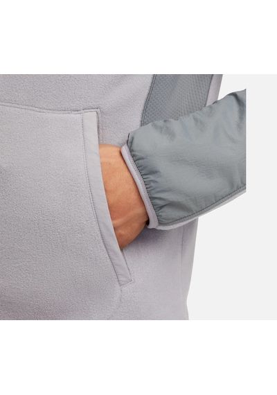 Nike Trail Polartec 1/4-zip Fleece Running Long-sleeve Erkek Sweatshırt-sportxoutlet Gri