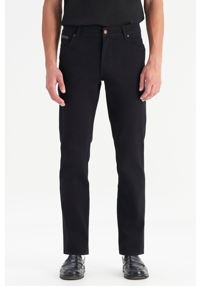 Wrangler Texas Slim Denim Pantolon Black Black