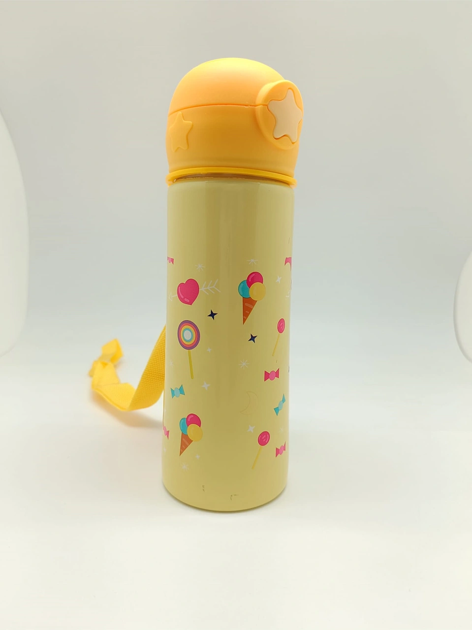 Rubenis Unicorn Figürlü Çelik Matara Sarı 500 Ml Rcm-01 Sarı