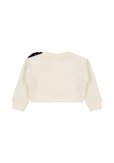 Civil Girls Pullu Fiyonklu 2-5 Yaş Sweatshirt Ekru