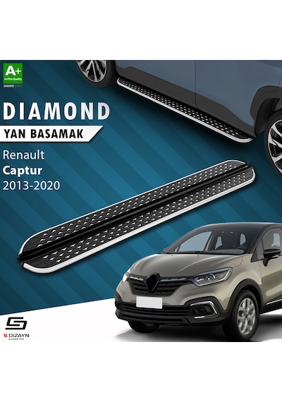 S-dizayn Renault Captur Diamond Krom Yan Basamak 173 Cm 2013-2020