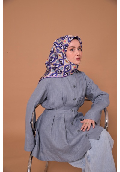 Silk Home Twill İpek Eşarp 11470-18 Krem, Vizon, Mor, Lacivert, Pembe, Asit