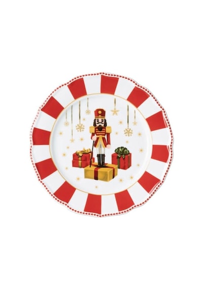 Hutschenreuther Noel Koleksiyonu Christmas Love Kırmızı Tabak Düz 22 Cm