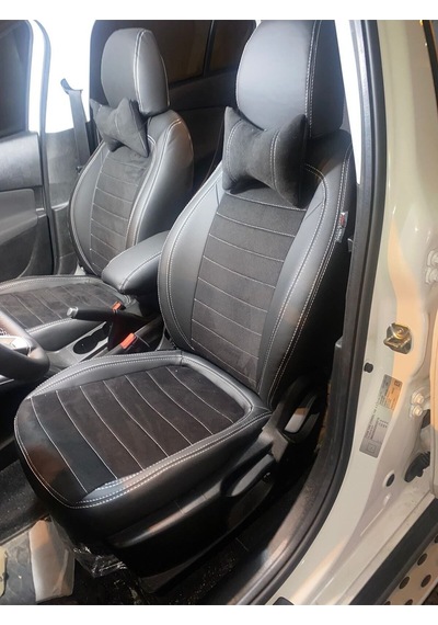 Fiat Egea Arka Sırt 2+1 Siyah Taytüyü Siyah Deri Karışımı Gri Ip