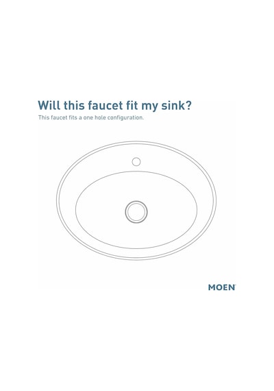 Moen Ticari M-press Krom Tek Montajlı Banyo Bataryası, 0,5-gpm, 8 Diğer