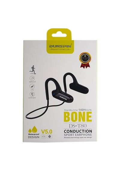 Dunspin Kablosuz Bluetooth Kulaklık Boyun Askılı Yoga Spor Yürüyüş Yaparken Uzun Ömürlü Şarj Su Geçirmez T80