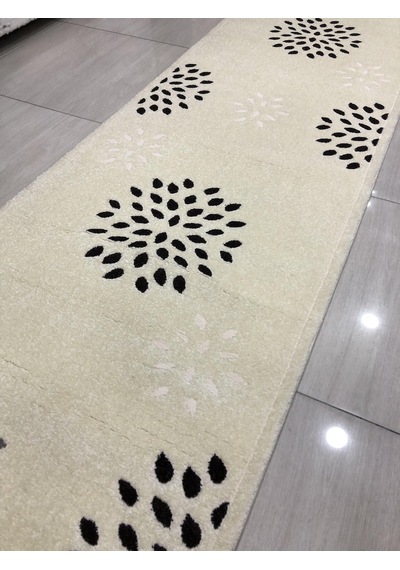 Saray Halı Samyeli 10940 Wk 80X300 Krem 3 Metre Yolluk !