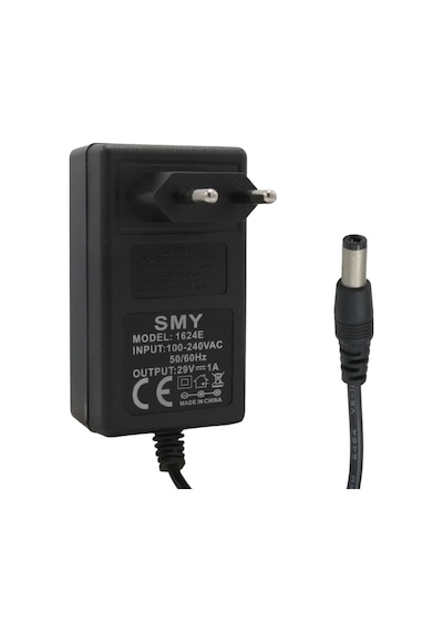 Smy 1624e 29 Volt 1 Amper 5.5 2.5 + 5.5 2.1 Uç Uyumlu Priz Tipi Adaptör