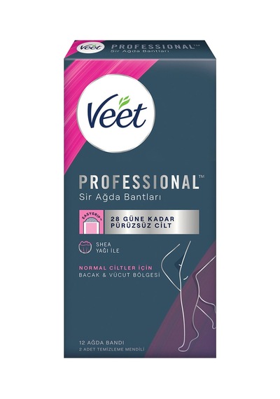 Veet Bacak & Vücut Bölgesi Sir Ağda Bantları 12'li - 4 Adet Tarı