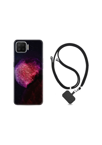 Oppo A73 Kılıf Boyun Askılı Kızıl Gezegen 1624