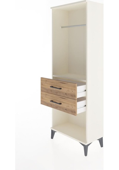Arges Dolap Tek Raflı 2 Çekmeceli Tek Askılı 60x30x163 Aytaşı-çam Aytası Arges Dolap Tek Raflı 2 Çekmeceli Tek Askılı 60x30x163 Aytaşı-çam Aytası