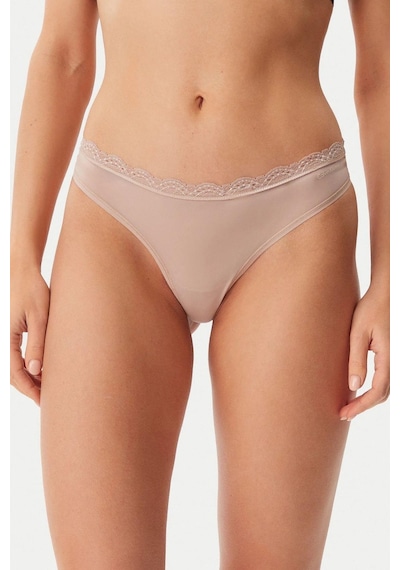 Calvin Klein Thong Bej Kadın Alt Çamaşır-9216 Beige