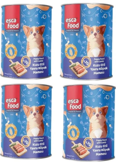 Esca Food Kuzu Etli Yavru Köpek Konserve Maması 4x415gr