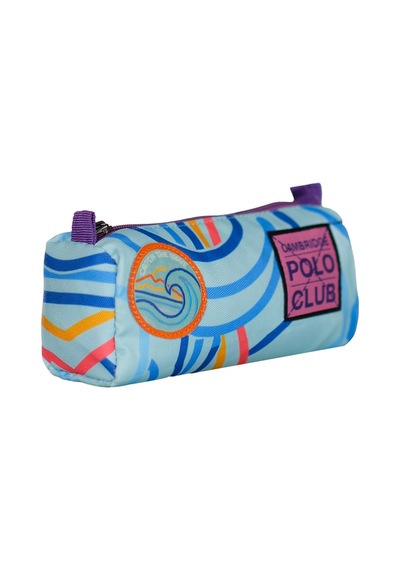 Cambridge Polo Club Wave Tek Bölmeli Unisex Çocuk Kalemlik Turkuaz