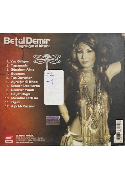 Müzik Cd'sidir Plak Değildir Cd Betül Demir Ayrılığın El Kitabı