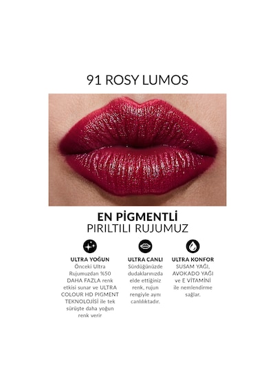 Avon Ultra Shimmer Pırıltılı Ruj Rosy Lumos