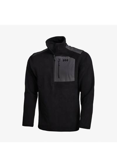 Helly Hansen Block Halfzip Erkek Siyah Yarım Fermuarlı Polar 12008