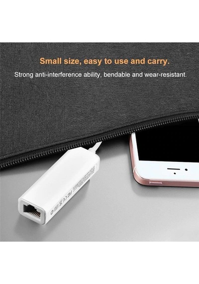 Usb 3 .1 Type-C To Ethernet Rj45 Mac Network Internet Adaptörü