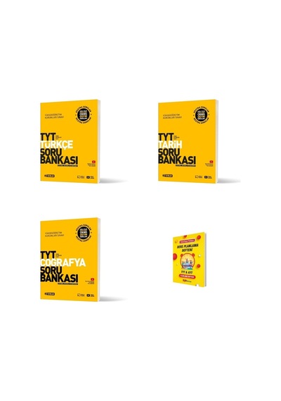 Tyt Türkçe Tarih Ve Coğrafya Sözel 3lü Set Soru Bankası