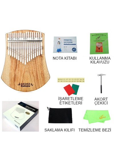 Gecko Kalimba K17cas Kafur Ağacı