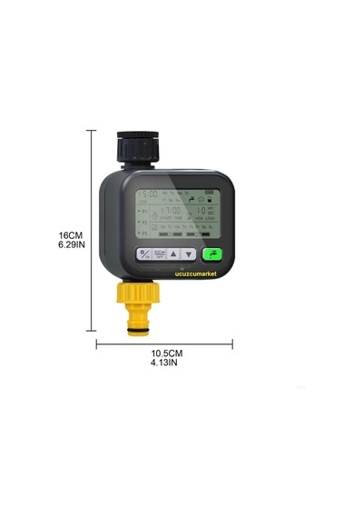 Otomatik Bahçe Sulama Zaman Saati Lcd Ekran-digital Progranabilir