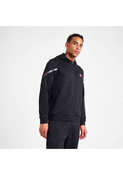 Lescon Erkek Fermuarlı Kapüşonlu Sweatshirt 25n-1128 Siyah