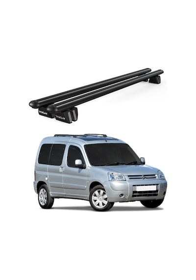 Pençe Citroen Berlingo 2003-2007 Uyumlu Siyah Ara Atkı 109cm Port Bagaj Tavan Barı