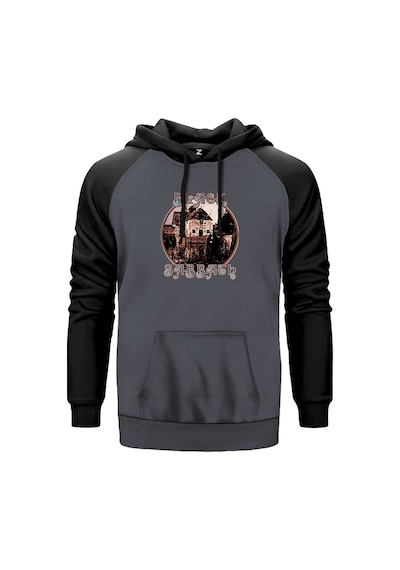 Black Sabbath House Album Gri Renk Reglan Kol Sweatshirt Gri