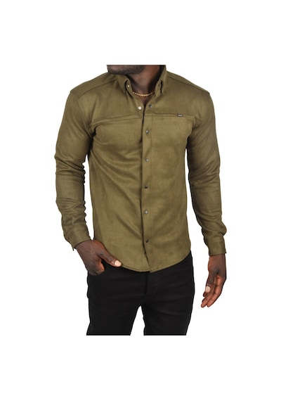 Deepsea Erkek Haki Likralı Çıtçıtlı Kırışmayan Süet Kumaş Slim Fit Cepsiz Mevsimlik Gömlek 2500556 False Haki Deepsea Erkek Haki Likralı Çıtçıtlı Kırışmayan Süet Kumaş Slim Fit Cepsiz Mevsimlik Gömlek 2500556 False Haki