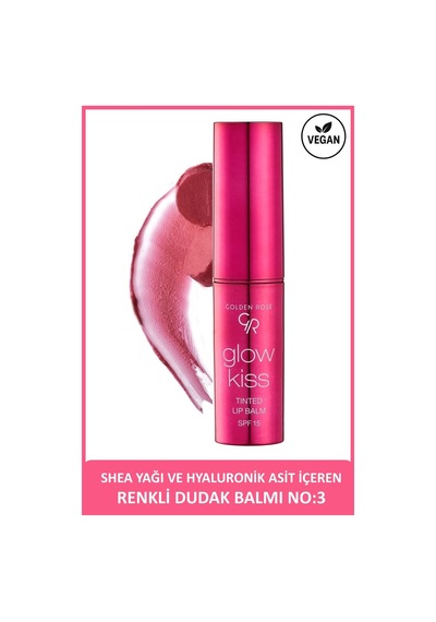 Glow Kiss No:05 - No: 01 - No: 03 Renkli Dudak Nemlendirici Seti
