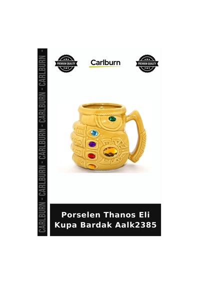Özel Üretim Film Figürlü Koleksiyon Hediyelik Tasarım Porselen Thanos Eli Kupa Bardak Aalk2385 Çok Renkli