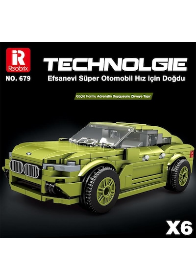 Reobrix Creator 679 Bmw X6 Araba Suv Yaratıcı Yapı Blok Seti Building Blocks - 452 Parça Reobrix Creator 679 Bmw X6 Araba Suv Yaratıcı Yapı Blok Seti Building Blocks - 452 Parça