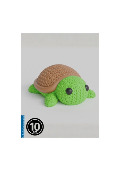 Kaplumbağa Örgü Model 3d Figür