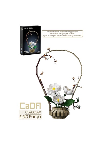 Cada Artizan Winter C59026w Dekoratif Ve Koleksiyonluk Çiçek Modeli 990 Parça Yapay Bitki Ffc59026w