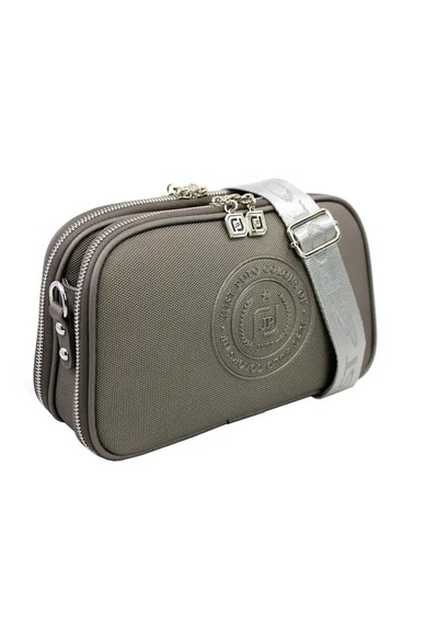 Just Polo Kadın Günlük Kullanıma Uygun Lakoste Ayarlanabilir Askılı Lüks Omuz Çantası Shoulder Bag Gri