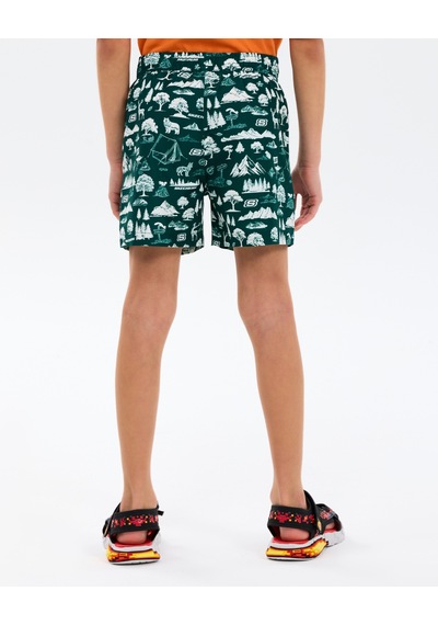 Skechers B 5 Inch Swimshort Büyük Erkek Çocuk Haki Deniz Şortu Sk2610071-4222 Haki