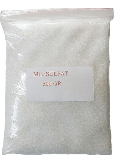 Magnezyum Sülfat 500 G - Epsom Tuzu - Ingiliz Tuzu
