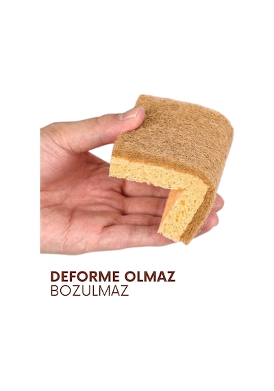 Grimorlife 5 Adet Lifli Düz Bulaşık Süngeri Özel Dokulu Dayanıklı Pinterest Mutfak Temizlik Süngeri Seti