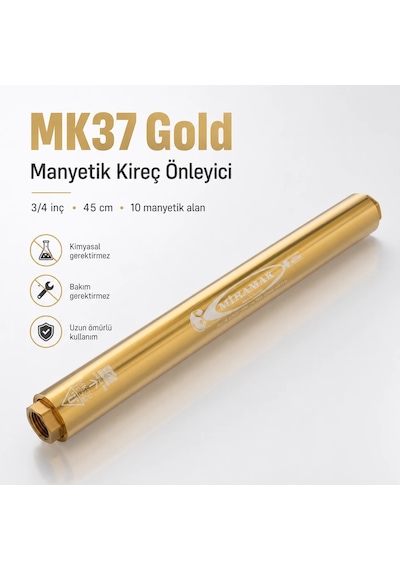 Daire Tipi Mk37 Gold Manyetik Kireç Önleyici 3/4inc 22194b80 Model-22194b80