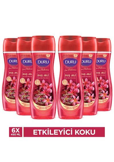 Duru Lux Perfumes Jasmin Amber Duş Jeli 6 x 450 ML