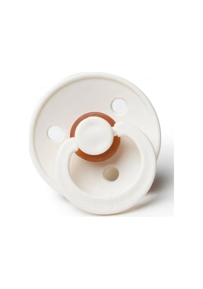 Bibs Colour Kauçuk Emzik 0-6 Ay Ivory Çok Renkli