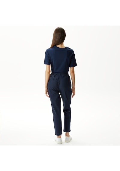 Nautica Nautıca Kadın Lacivert Relaxed Fıt Pantolon Düz 45p310t Lacivert