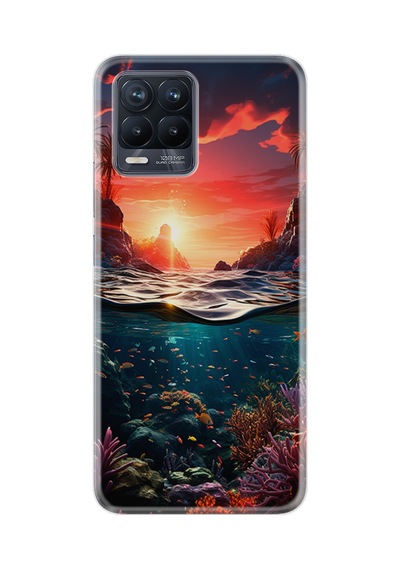 Realme 8 - 8 Pro Kılıf Boutique Baskılı Resimli Okyanus Pcode -067