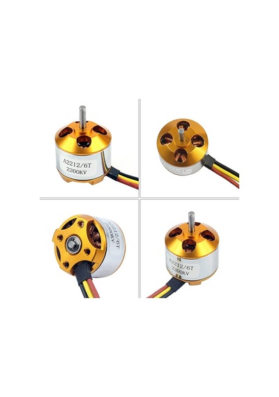 A2212 2200KV RC Fırçasız Motor 6T