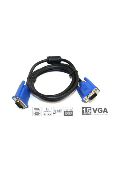 Standart Vga Kablo Siyah 1.5 Mt