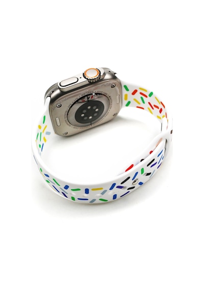 Novstrap Apple Uyumlu  Watch Se 40mm İle Kordon Pride Style Jel Silikon Kordon Kayış
