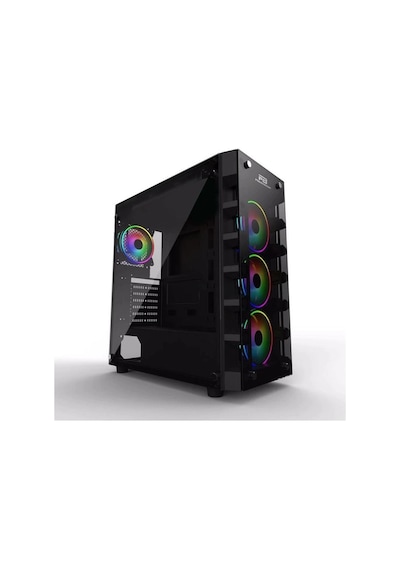 Powerboost X59rgb-650w 80+ Usb 3.0 Tempered Glass 6 X Rgb Fanlı Gaming Kasa Jbst-x59rgb-650 Kdo