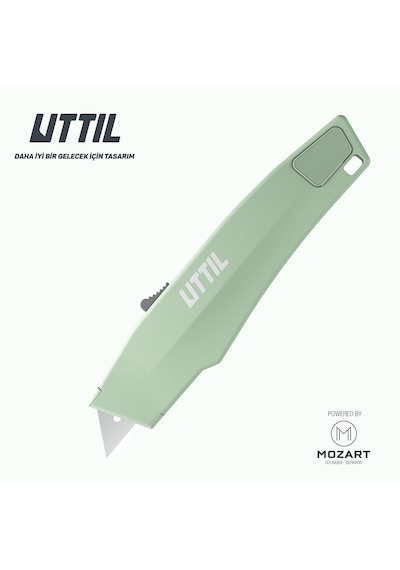 UTTIL Pruk06 Otomatik Geri Çekme Güvenlik Maket Bıçağı